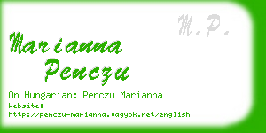 marianna penczu business card